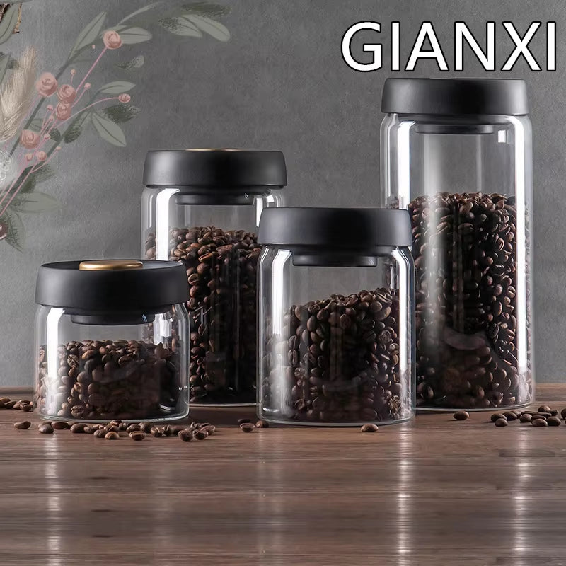 Vacuum Seal Coffee Jar