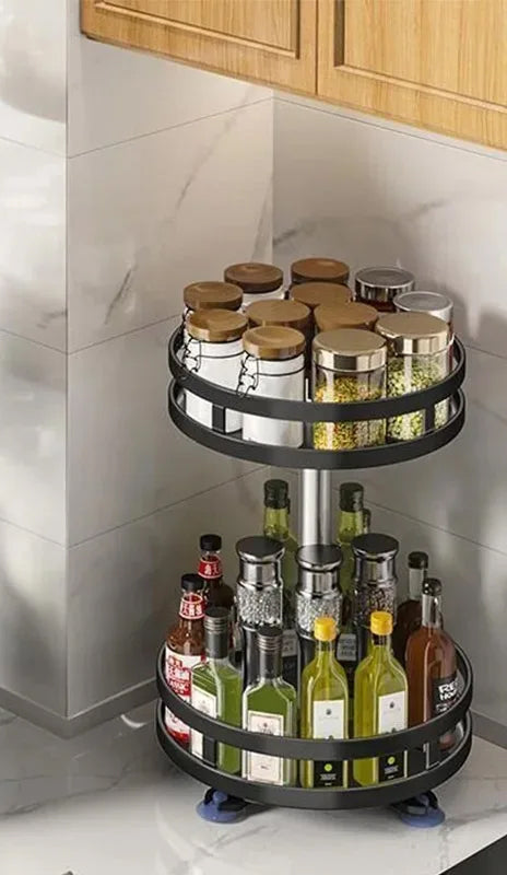 Rotating spice rack