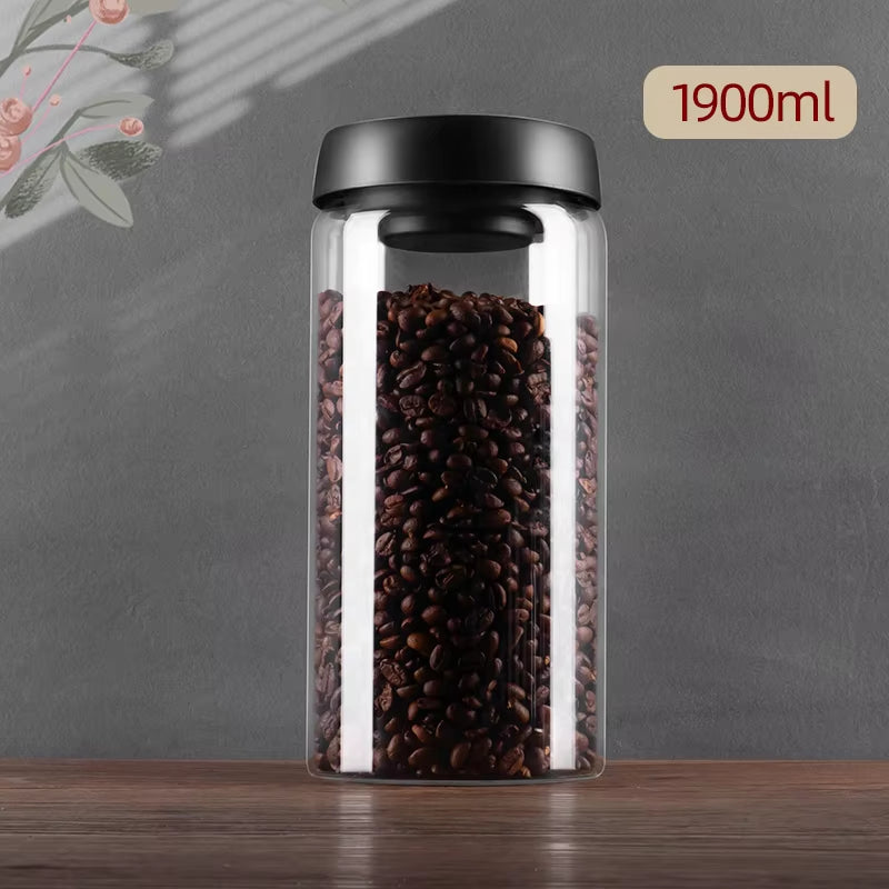 Vacuum Seal Coffee Jar
