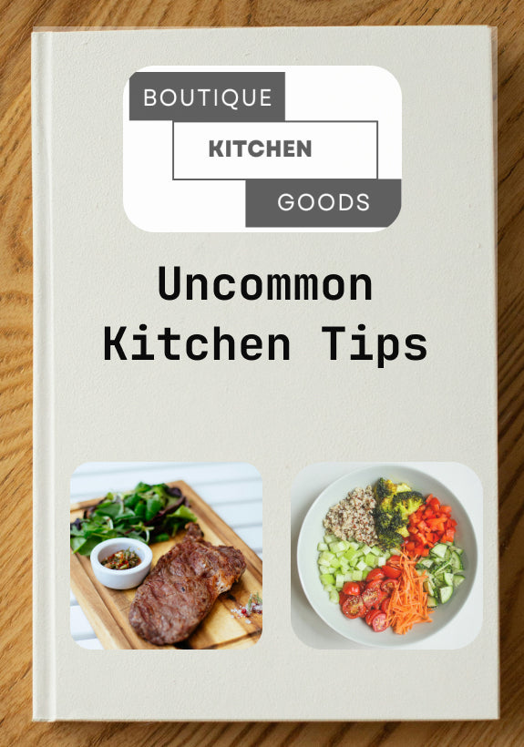 FREE: 50+ Page Kitchen Guide of Uncommon Kitchen Tips (E-Book)