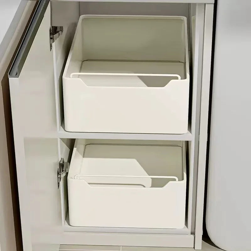 Kitchen storage sliding drawer