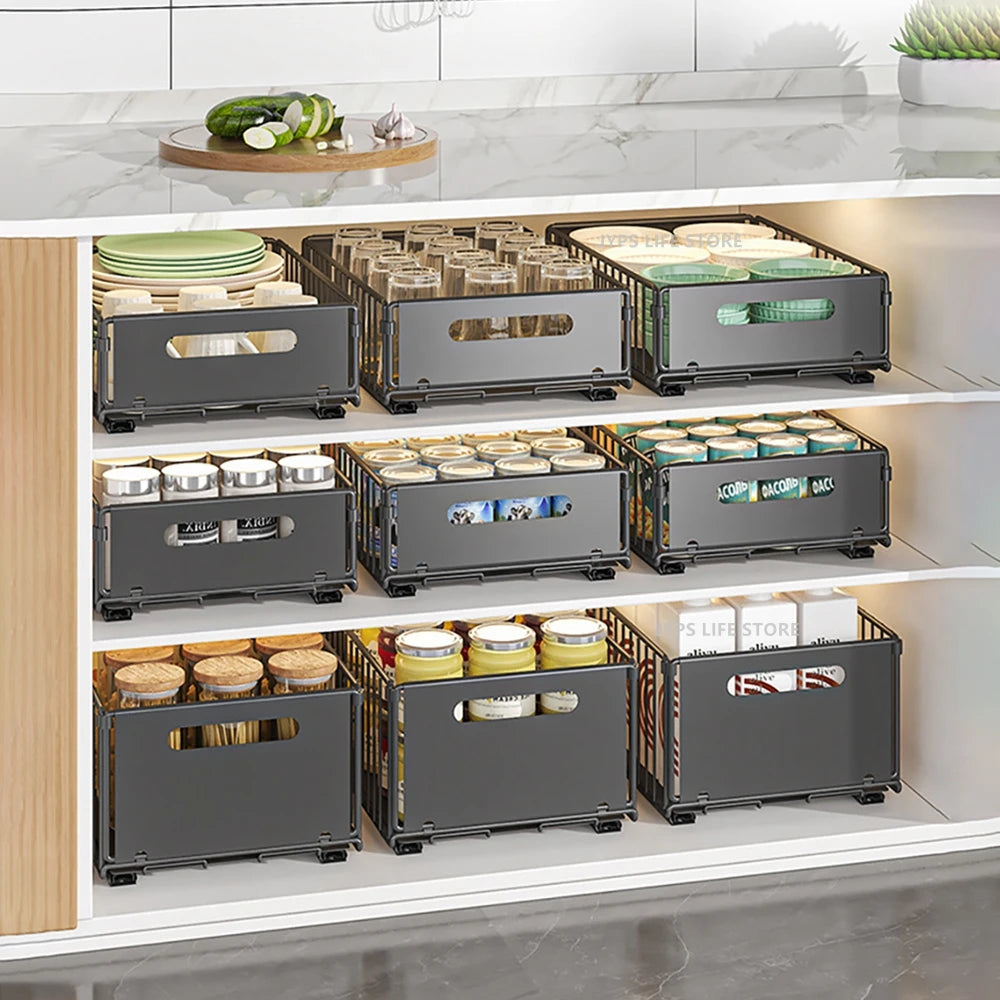 Easy Sliding Pull Out Kitchen Drawer