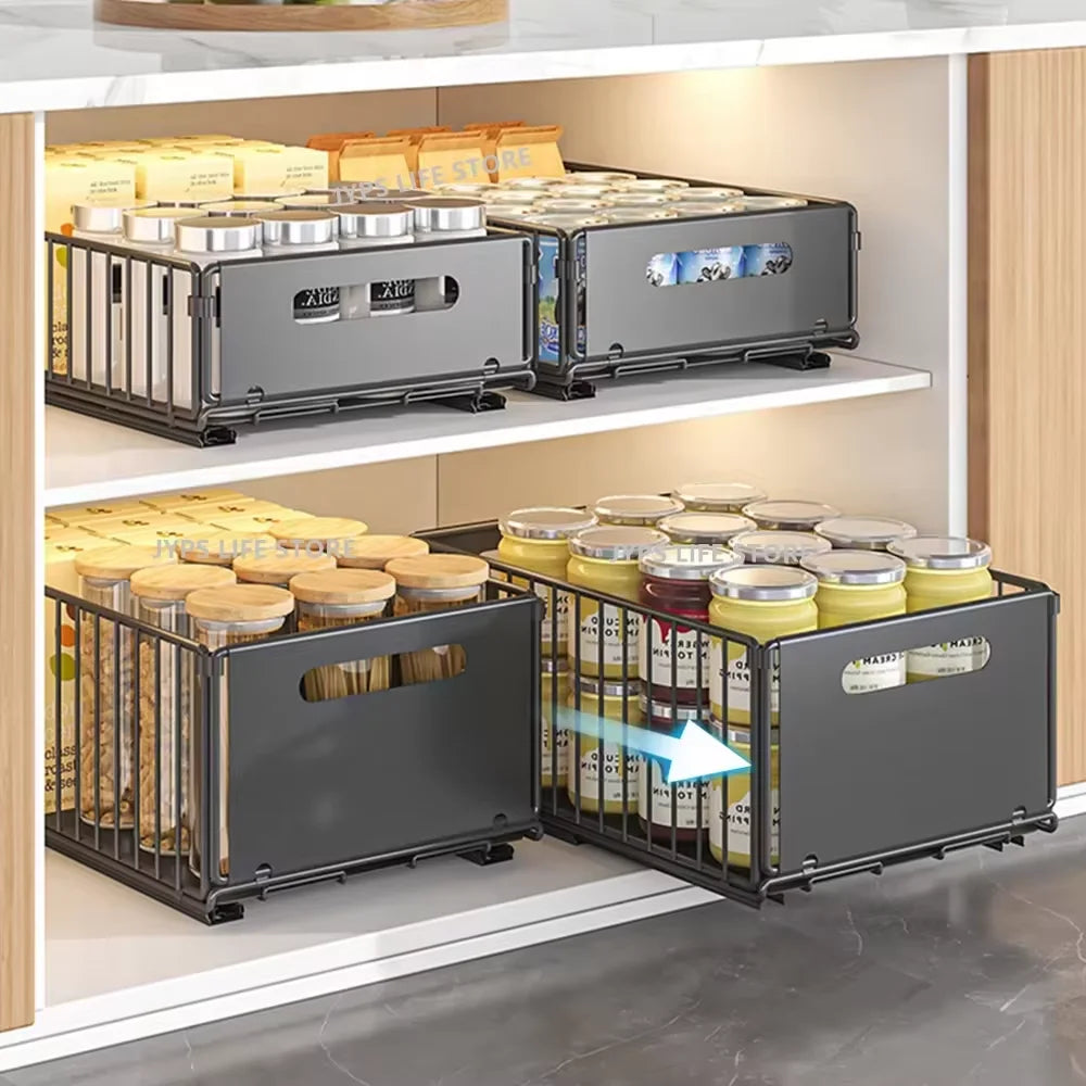 Easy Sliding Pull Out Kitchen Drawer