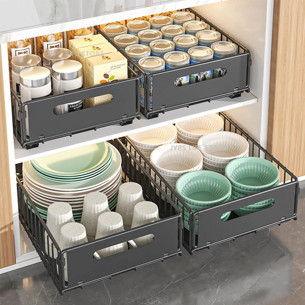 Easy Sliding Pull Out Kitchen Drawer