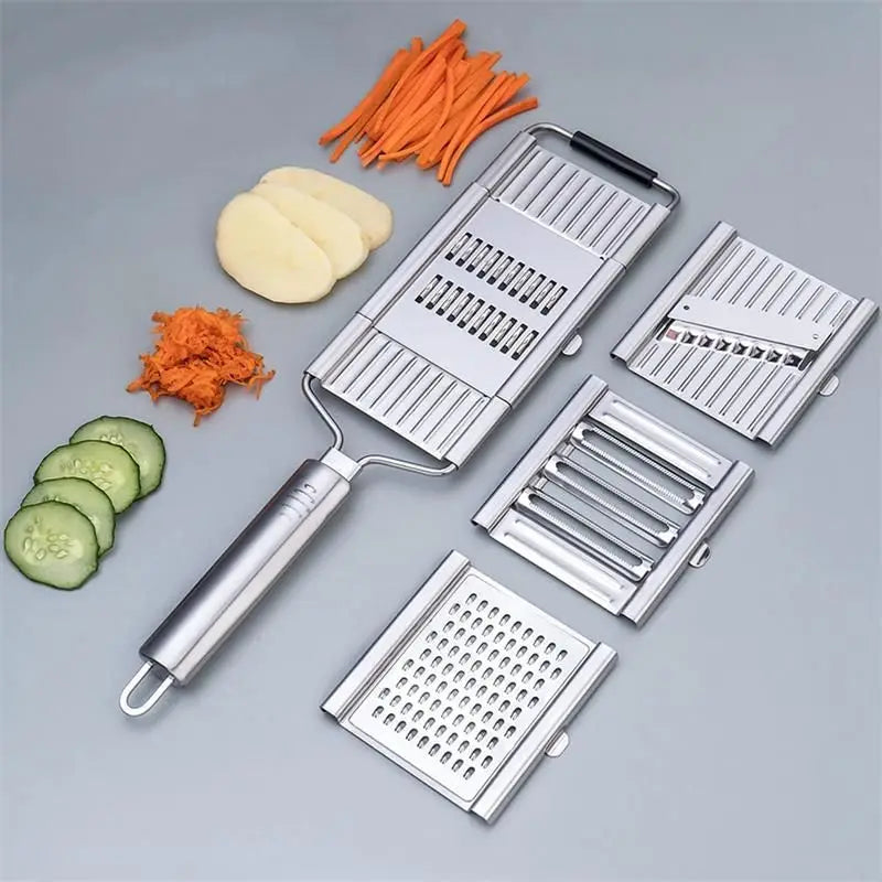 4 In1 Stainless Steel Vegetable Slicer