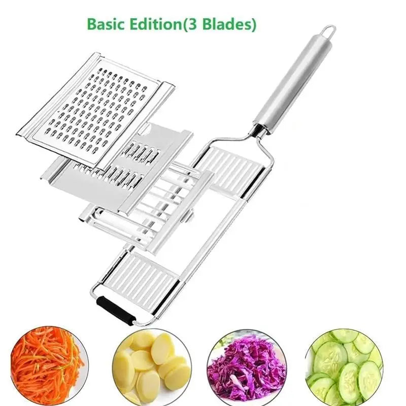 4 In1 Stainless Steel Vegetable Slicer