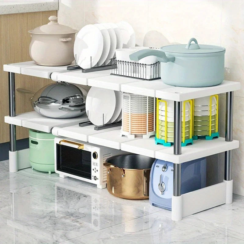 Pipe dodging under sink shelving