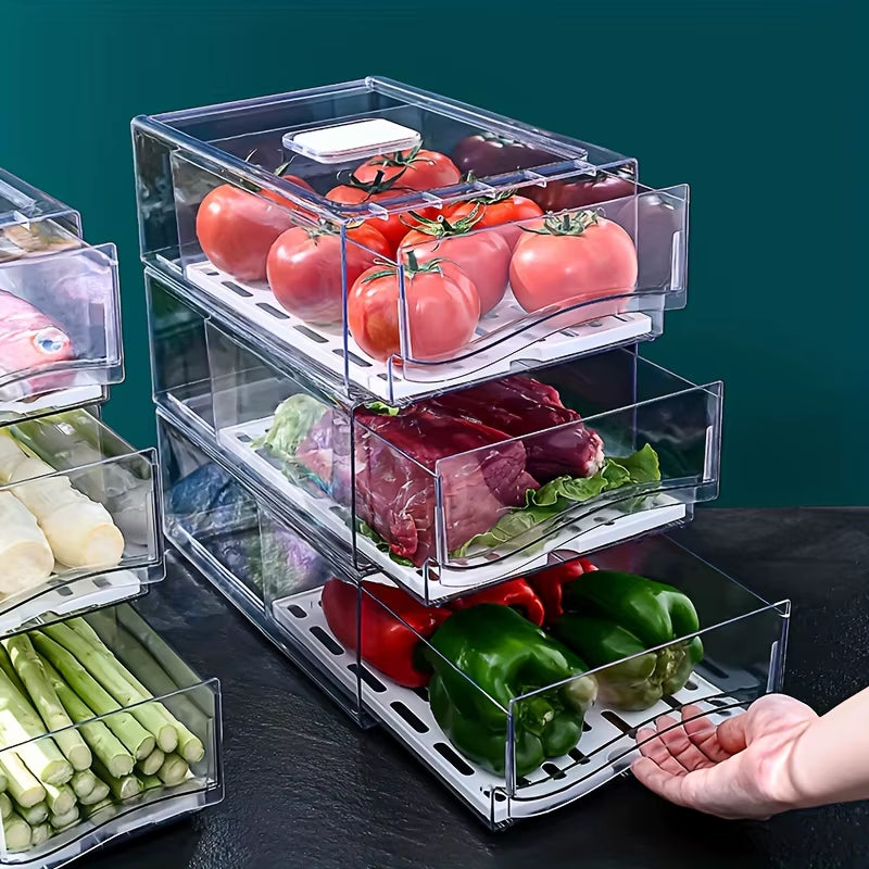 Fridge storage & organisation boxes