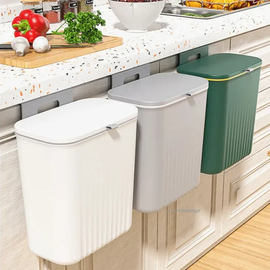 9L Wall Cupboard Mounted Kitchen Bin