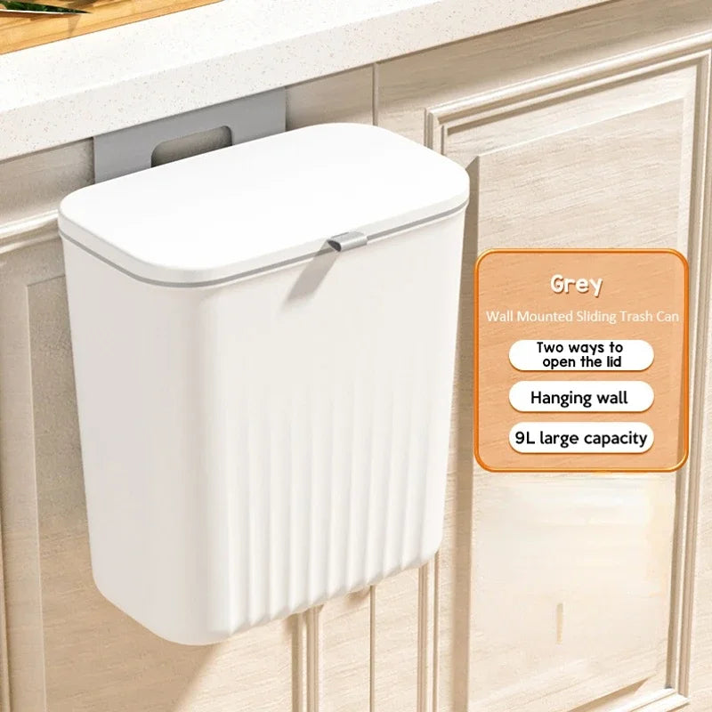 9L Wall Cupboard Mounted Kitchen Bin