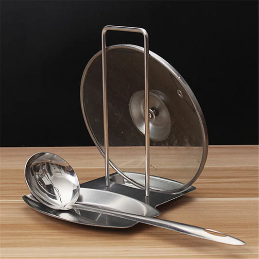Spotless Stainless Steel Pot lid holder and rack 