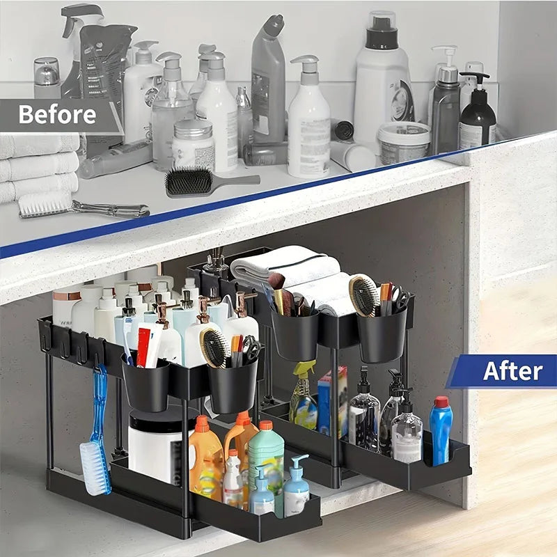  Kitchen organiser for under the sink 
