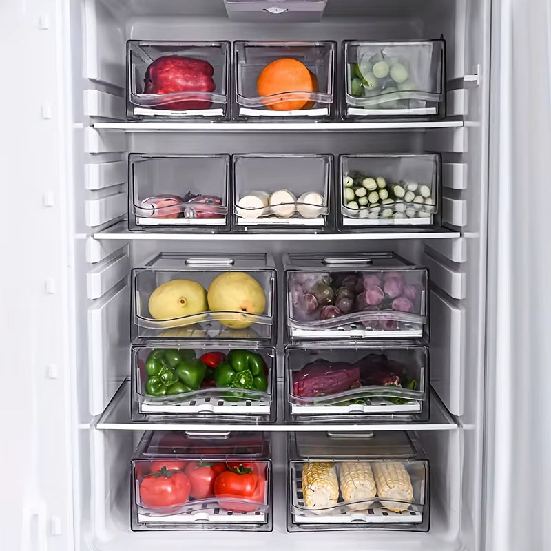 Fridge storage & organisation boxes